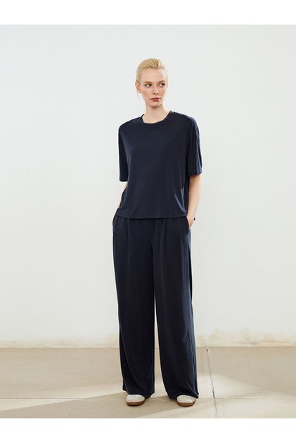 Lcw Women's Elastic Waist Modal Blend Sweatpants New Season