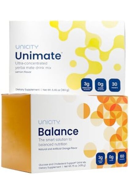 اشعر بالتوازن الرائع مع 60 نصيحة + 30 ظرفًا بنكهة الليمون من Uni-Mate