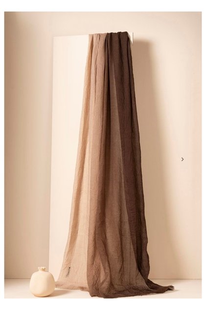 Gradient comfort cotton shawl