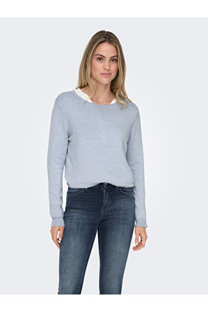 Women's Round Neck Spring Sweater - 15333989