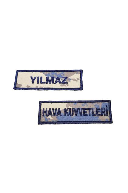 Hava Kuvvetleri 2019 Kamuflaj İsimlik ve Hava Kuvvetleri Yazısı
