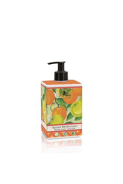 Sapun lichid Florinda cu parfum de Citrice Mediteraneana, La Dispensa, 500 ml