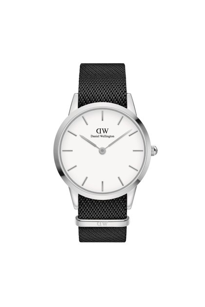 Iconic Black NATO White Dial DW00600677