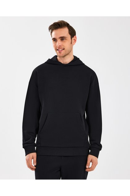 M Essential Hoodie Sweatshirt Erkek Siyah Sweatshirt S242110-001
