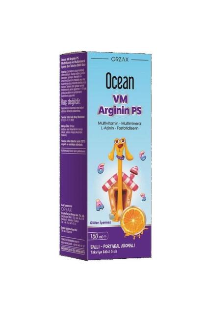 Ocean Vm Arginin Ps Liquid Food Supplement Containing Multivitamins and Multiminerals 150 ml