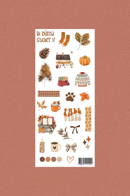 M37 – Fall Vibes Sticker Seti