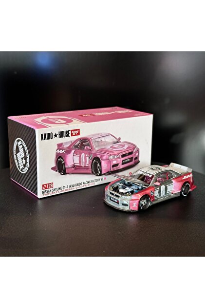 mini gt CHASE Kaido House Nissan Skyline GT-R (R34) KAIDO RACING