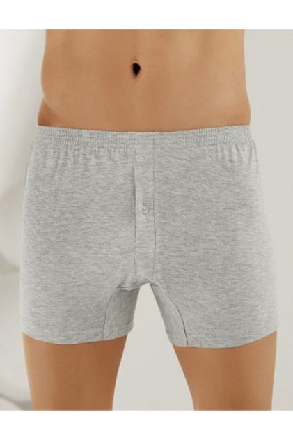 Men's Buttoned Combed Cotton Boxer 3 Pack E10