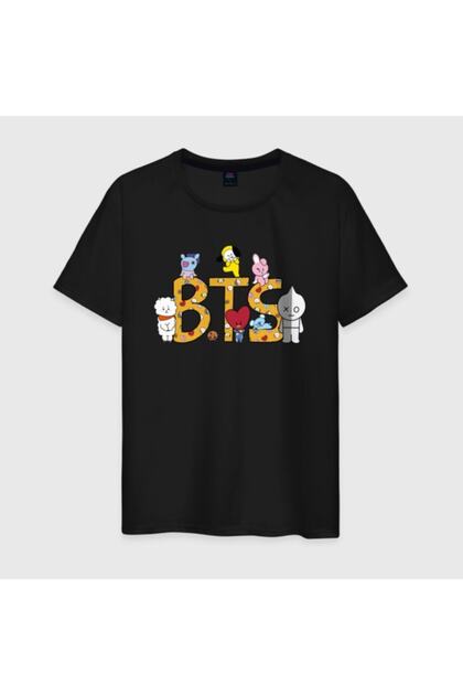 集合 BTS Tシャツ ＜セール 防弾少年団 BTS ビーティーイシビル Go We Here Tシャツ BT21 アイドル