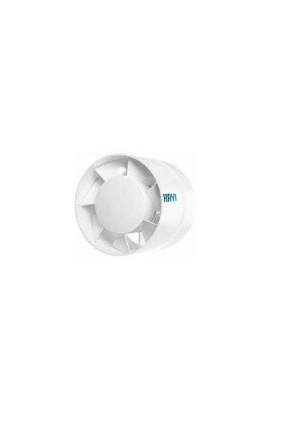Yuf100 Havalandırma Fanı 100mm Boru Tipi Çapı 107 M3/h Güç 14 W Devir 2800 Yerli Üretim Bany