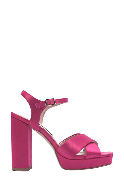 フリルヤーン №9 Nine West BUSAN 3FX Fuşya Kadın Topuklu Sandalet - Fiyatı, Yorumları