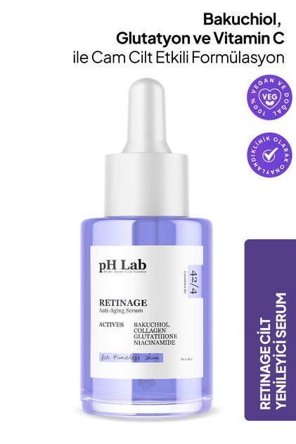 Phlab Retinage Cam Cilt Etkili Yüz Serumu Onarıcı & Cilt Yenileyici