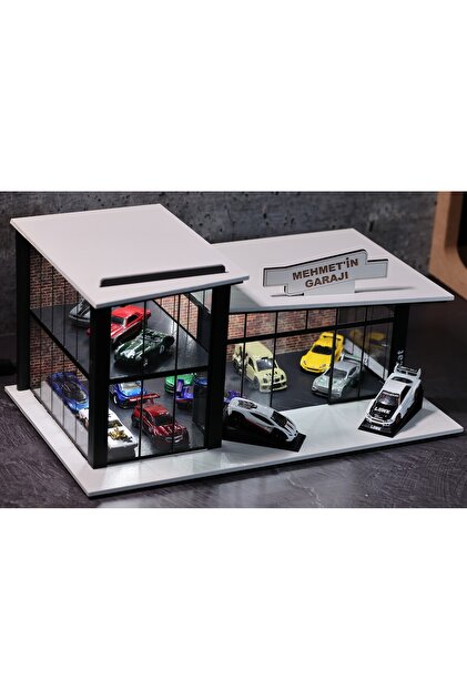 Cat&Cat Diecast Diorama 1 64 Ölçek Oyuncak Araçlar Için Led Işıklı