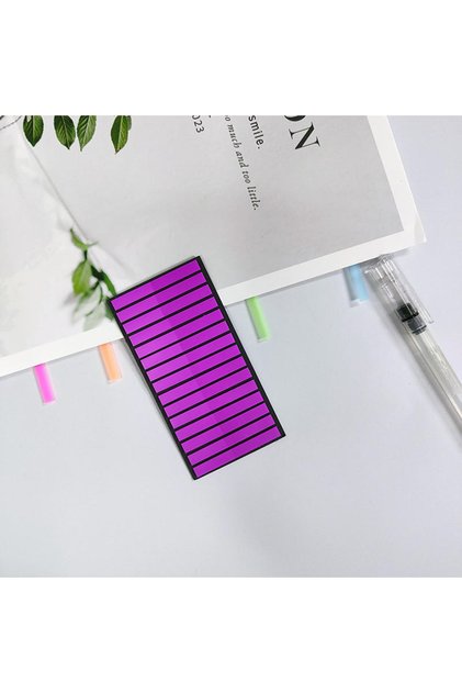 Thin Strip Purple Colored Bookmark Bookmark Sticker 300 Sheets