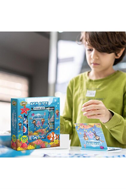 Genel Markalar Sealife Sticker Box - Çocuklar Için 800+ Sticker