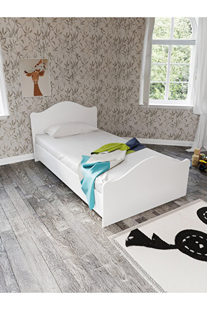 Baby Darling Zebra Karyola 90x200cm Tek Kişilik Beyaz %100 Mdf (4