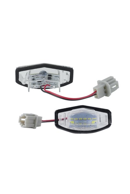 مصباح لوحة أرقام السيارة LED أبيض 6000K أبيض لسيارة هوندا سيفيك 01-15 أكورد 4D 03-17 أوديسي 00-04