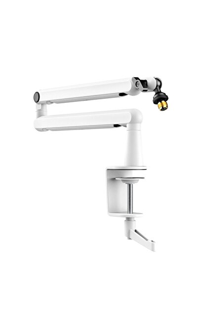 Bm88w- Düşük Profil Beyaz Mikrofon Stand