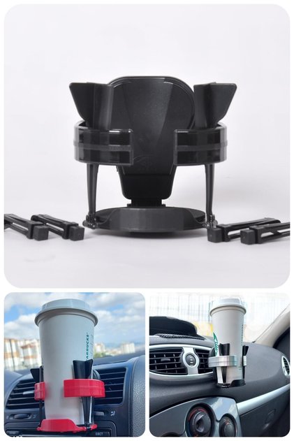Car Cup Holder / Beverage Holder Cup Holder Black Color