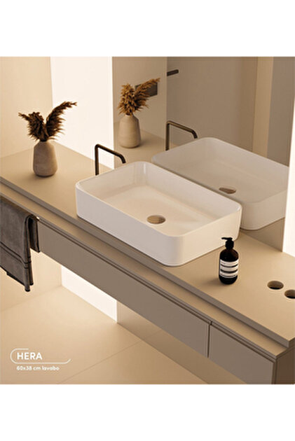 TURKUAZ Cerastyle One 55 x 45 cm Tezgah Üstü Çanak Lavabo - Fiyatı