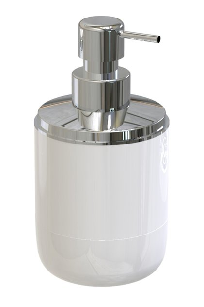 Lima XL Liquid Soap Dispenser - White & Chrome