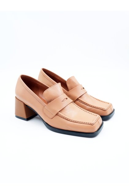 Women's Genuine Leather Heeled Shoes
