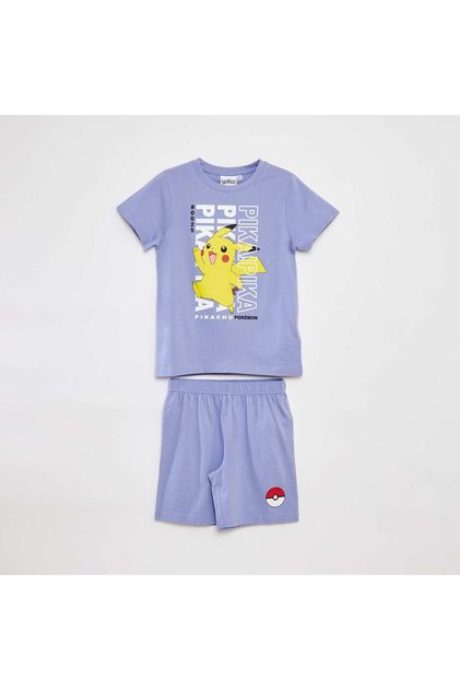 PokÃ©mon T-shirt + shorts pyjama set - 2-piece set BLUE