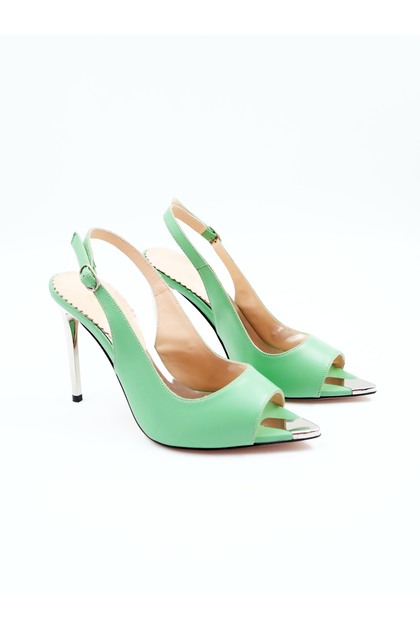 Women's Genuine Leather Heeled Shoes