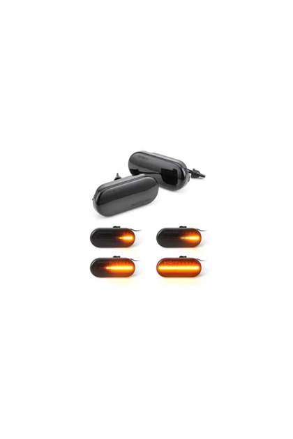 Set de 2 semnalizatoare LED dinamice pentru aripi VW Passat B5 Golf 4 Polo Sharan Seat Ibiza Leon Skoda Octavia 1