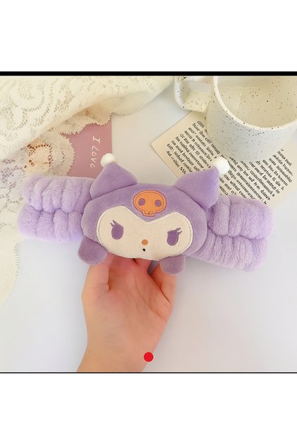 Kuromi Plush Headband – Soft and Cute Design