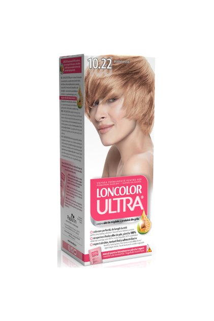 Μόνιμη βαφή μαλλιών Loncolor Ultra 10.22 Blond Rose, 100 ml