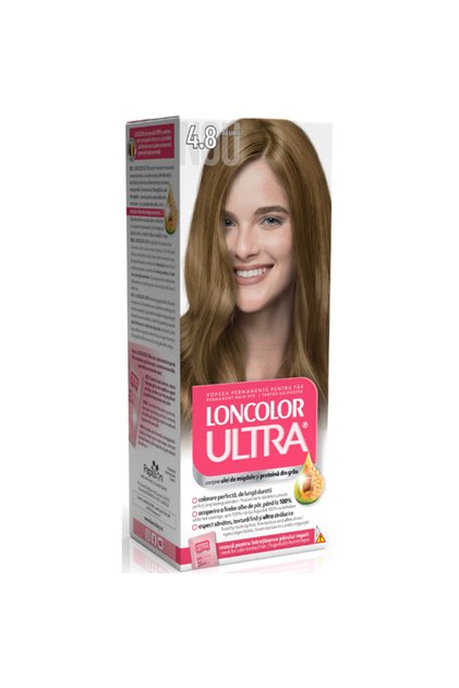 Μόνιμη βαφή μαλλιών Loncolor Ultra 4.8 Φουντούκι, 100 ml