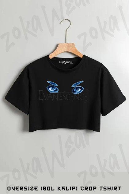 تي شيرت مطبوع عليه شعار Eyes Logo Evanescence مقاس كبير