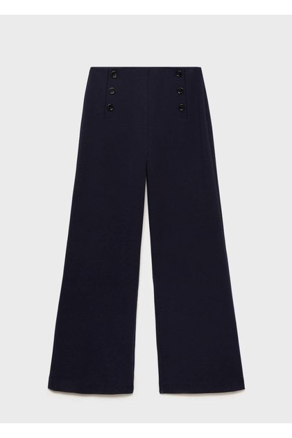 Wide Leg Pants on Buttons