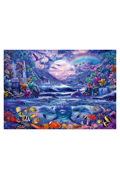 Puzzle - Moonlight Oasis, 1000 piese