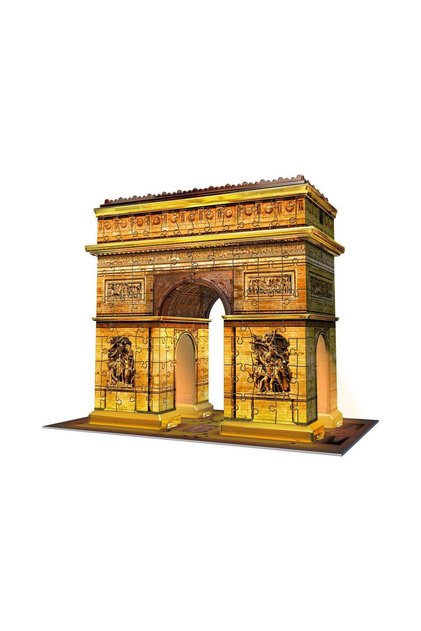 Puzzle 3D - Arch of Triumph at Night, 216 piese, cu LED