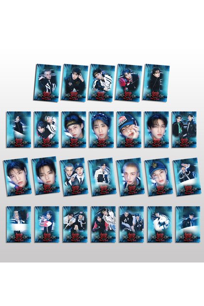 Stray Kids Domin Ate 27 Pieces Photocard Kpop Card Set Printed on 300Gr Glossy Coated Paper