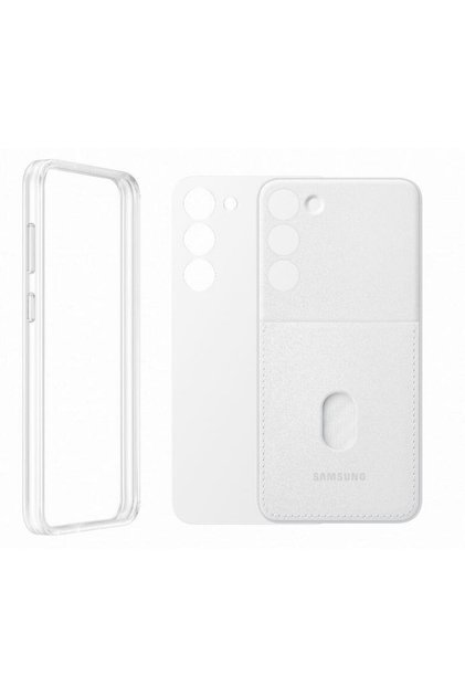 Husa Originala Frame Cover Galaxy S23 Plus White
