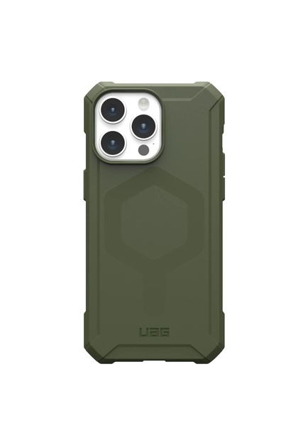 Husa Essential Armor Magsafe iPhone 15 Pro Πράσινο Χακί