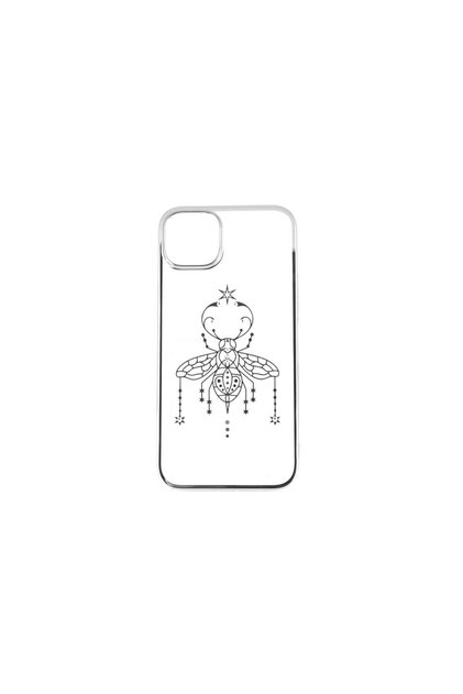 Husa cu Cristale Swarovski iPhone 14 Plus Summer Series Protective Silver
