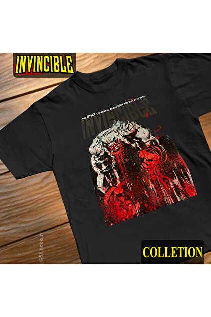 SHINOBIX Invincible Comic Battle Beast Oversize T-Shirt - Fiyatı