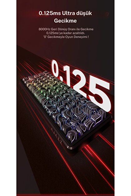 Coverzone Ajazz AK680 Max HE Kablolu Manyetik Switch Klavye-8000Hz