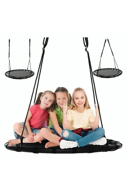 Leagan pentru copii, tip Cuib, Sarcina maxima 150 Kg, Diametru 100 cm, Structura Otel