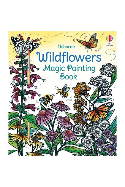 Carte de pictură cu apă - Wildflowers Magic Painting Book