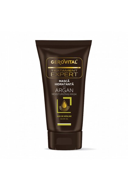 Masca pentru Par Gerovital Tratament Expert Hidratanta cu Argan, 150 ml