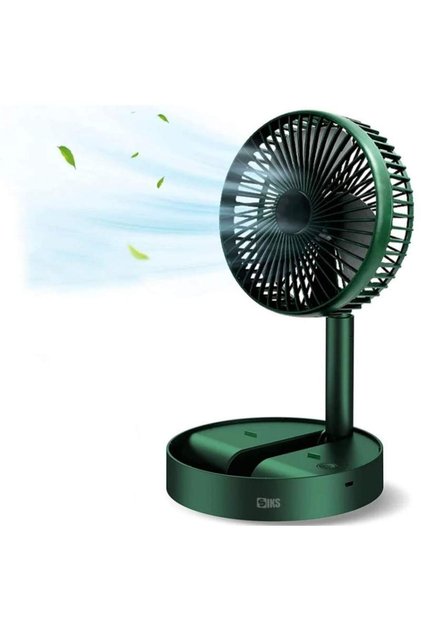 Ventilator de birou portabil cu 3 viteze, înălțime reglabilă, reglabil la 180 de grade, baterie de 4500 mAh