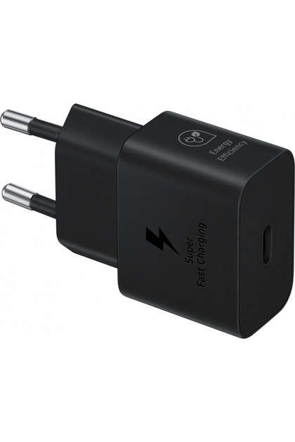 Оригинално зарядно устройство Retea Super Fast Charging с USB Type-C порт, 25W, черно