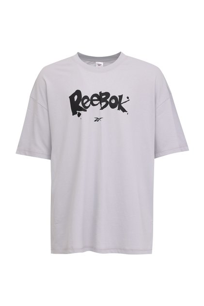 New Id Ovrs Gfx Tee Gray Men's Short Sleeve T-Shirt
