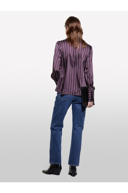 bumbac 100% Pantaloni din denim cu cinci buzunare, cu picioare drepte, cu talie normală, pentru femei, pantaloni mixturi kaki - 324A4YRZLE03X
