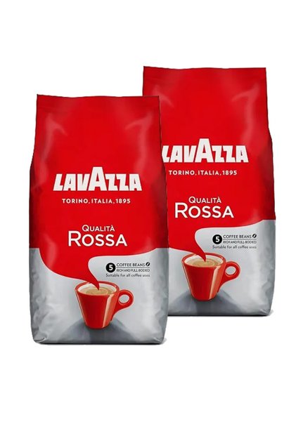 Cafea Qualita Rossa, 1 kg x 2